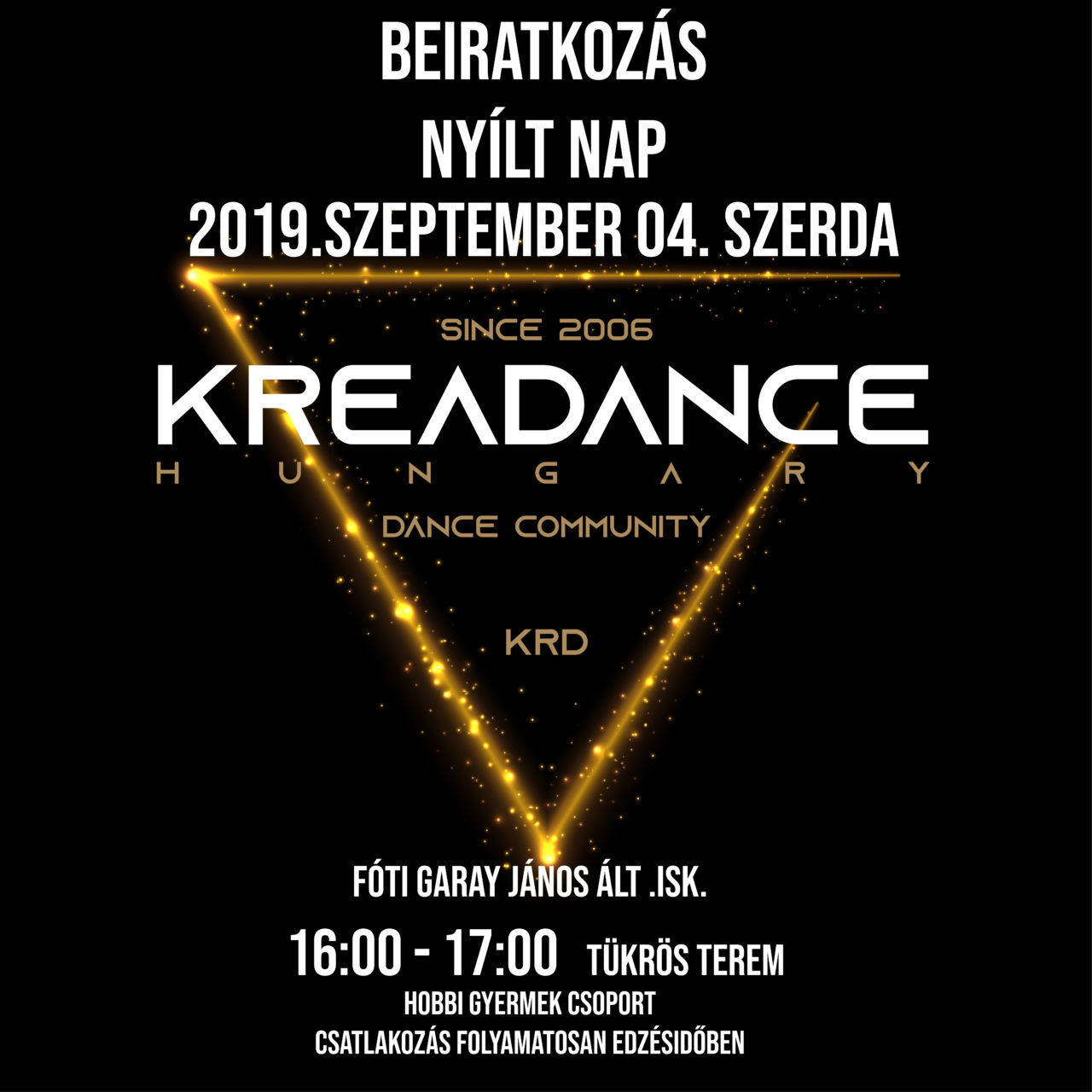 kreadance nyilt nap Garay Iskola 2019